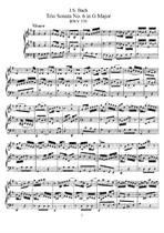 Trio Sonata No.6 in G Major