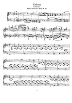 Cadenza for Mozart’s Piano Concerto in C Minor