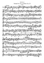 Sonata No.4 in A minor (violin part)